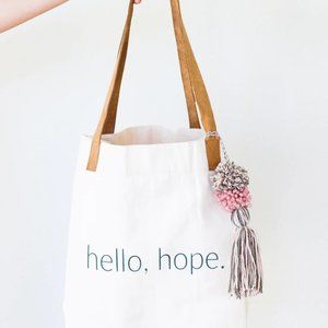 NWT Handspun Hope | hello, hope Canvas Bag